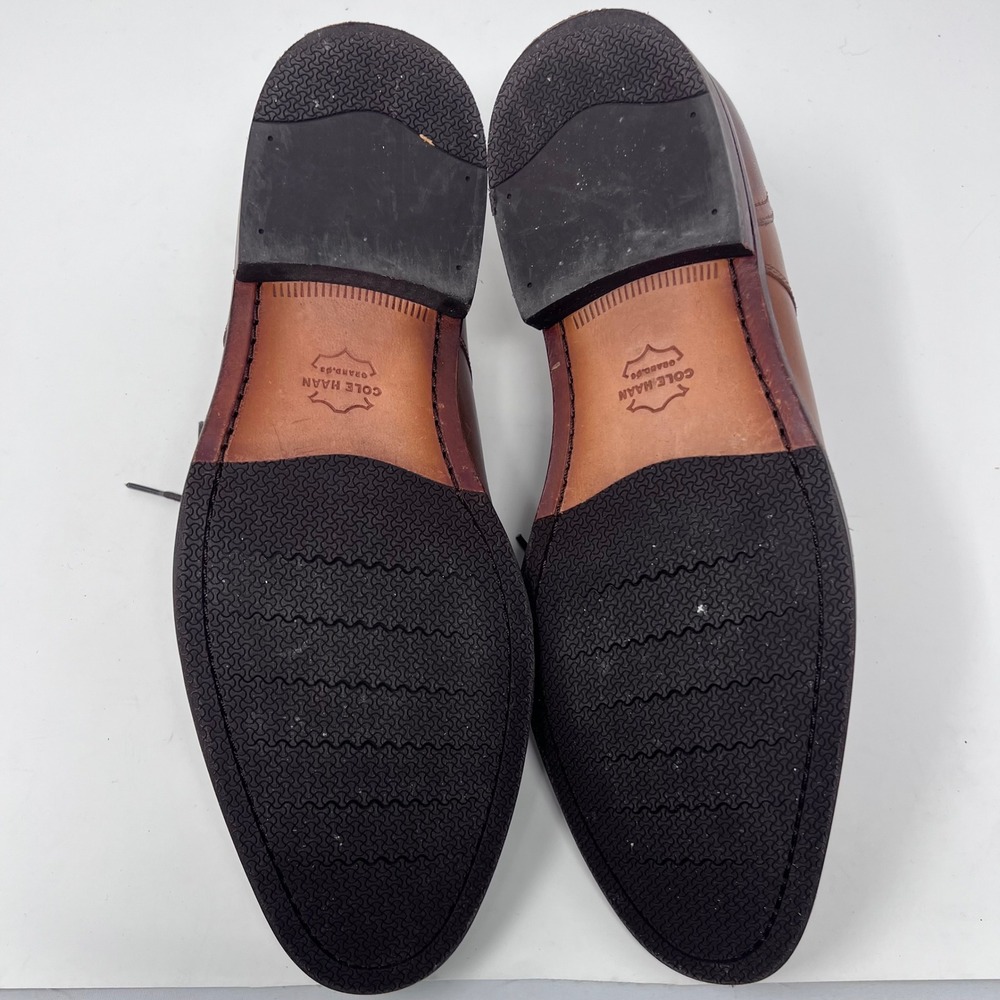 Cole Haan Grand 360 Johnson Plain Oxford Leather Mens 11M Tan Lace Up C31564 EUC - Picture 7 of 7